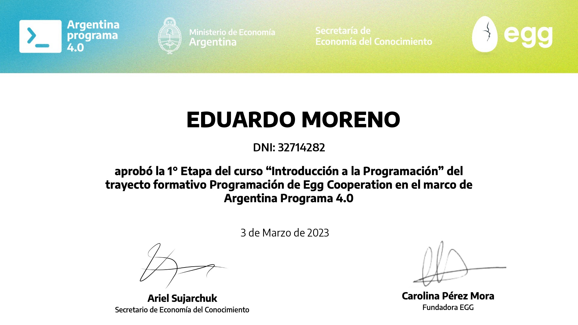Introducción a la Programación